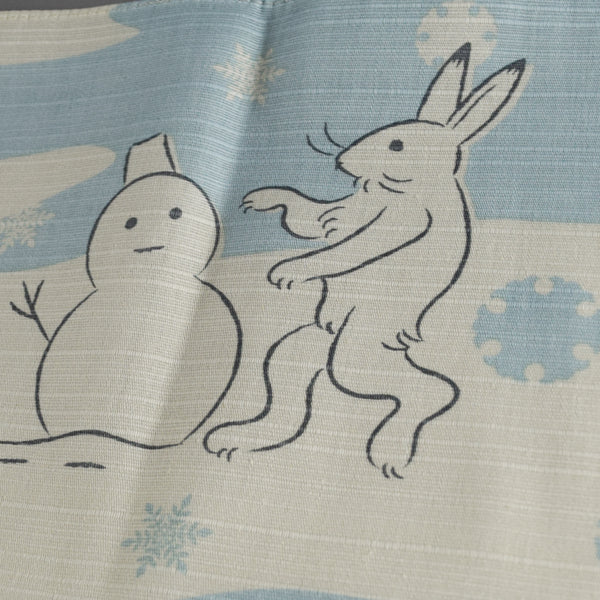 50cm / 75cm Cotton Furoshiki - Chōjū-giga Four seasons