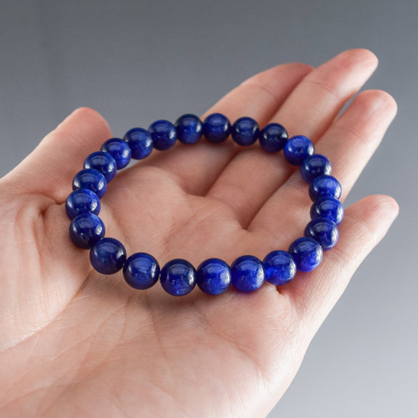 8mm Kyanite Bracelet Japanese Gemstone