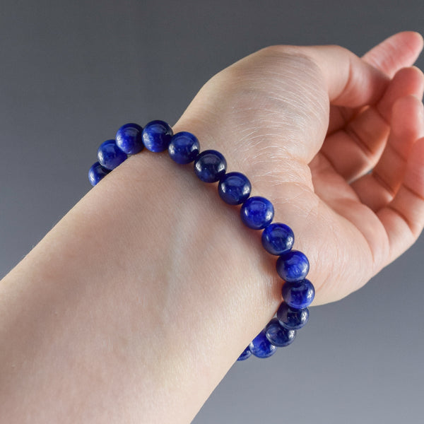 8mm Kyanite Bracelet Japanese Gemstone