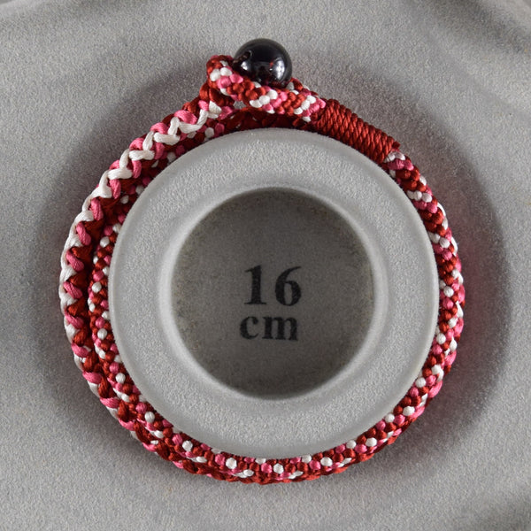 Tozaburo x Kyoto Asahiya kumihimo Gemstone bracelet