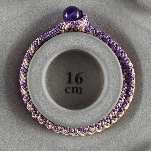 Tozaburo x Kyoto Asahiya kumihimo Gemstone bracelet