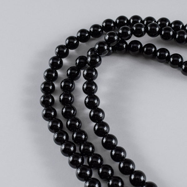6mm 8mm 10mm Black Onyx Beads set (Only Beads)