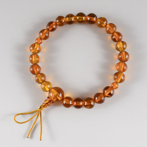 [One of a kind] 8mm Nature Amber Beads Bracelet