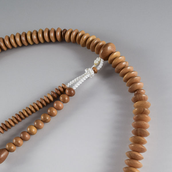 27cm Tendai sect Plum Wood Juzu Prayer beads Japanese Rosary