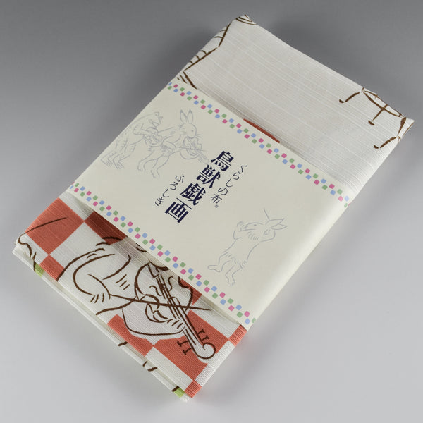 50cm / 75cm 風呂敷　ふろしき   くらしの布　鳥獣戯画　オーケストラ　綿100％　