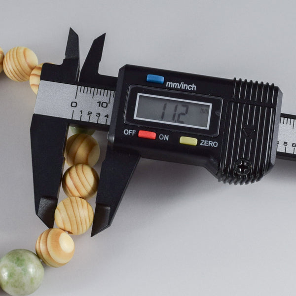 Japanese Umbrella-Pine Maki with Dushan Jade Beads Bracelet 3 Size