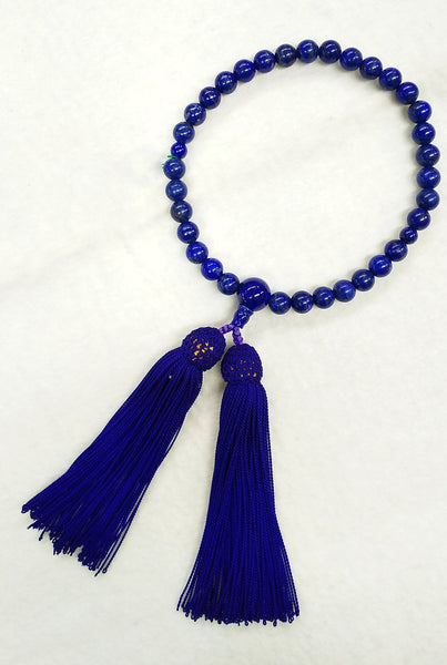 [One of a kind] 8mm Lapis Lazuli Juzu Prayer beads - 京都あさひ屋－Kyoto Asahiya