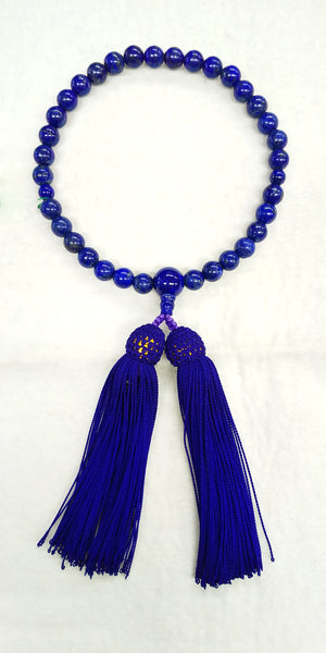 [One of a kind] 8mm Lapis Lazuli Juzu Prayer beads - 京都あさひ屋－Kyoto Asahiya