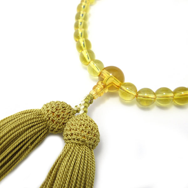 Yellow Topaz Juzu Prayer beads - 京都あさひ屋－Kyoto Asahiya