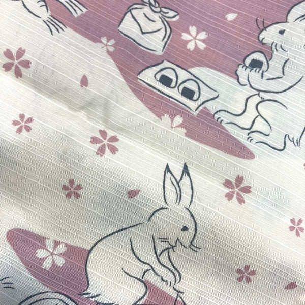 50cm / 75cm 風呂敷　ふろしき   くらしの布　鳥獣戯画　春夏秋冬　綿100％　