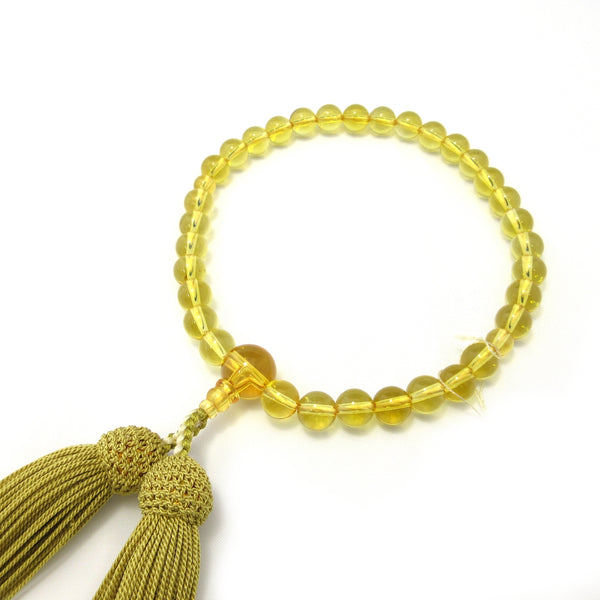 Yellow Topaz Juzu Prayer beads - 京都あさひ屋－Kyoto Asahiya