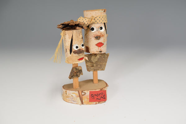 日本の木製人形の置物 伝統的な装飾品 チャーム ホームデコレーション