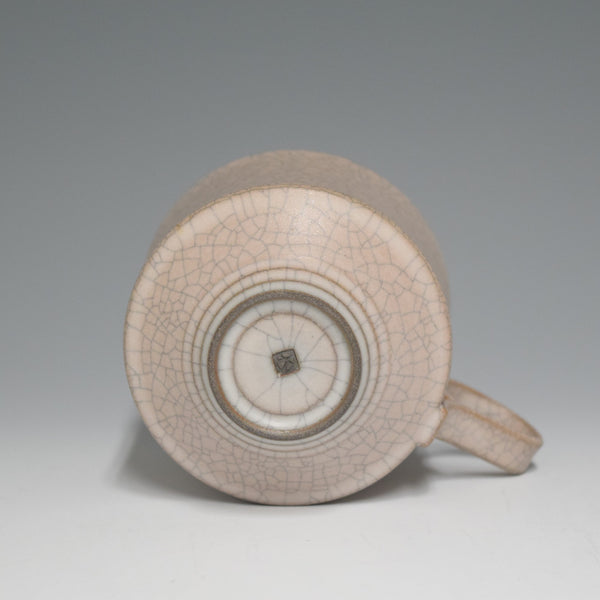 日本製手作り陶器マグカップ