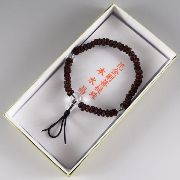 6mm Bodhi Seed Wood & Gemstone Bracelet 3 Types