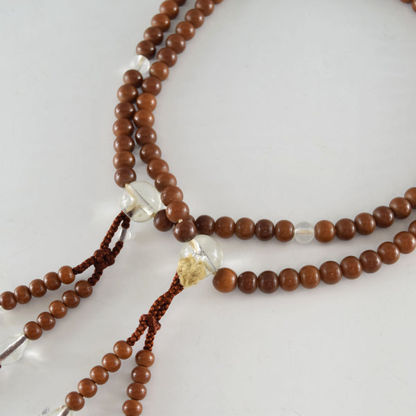 Shingon Sendan Wood Juzu Prayer beads Used good Second hand