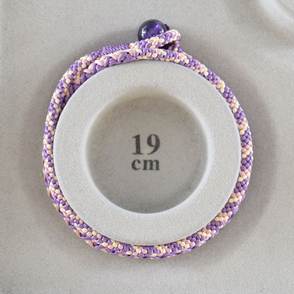 Tozaburo x Kyoto Asahiya kumihimo Gemstone bracelet