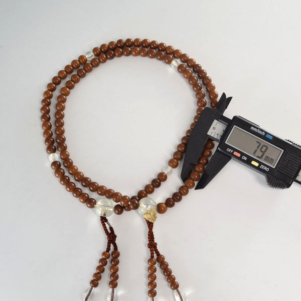 Shingon Sendan Wood Juzu Prayer beads Used good Second hand