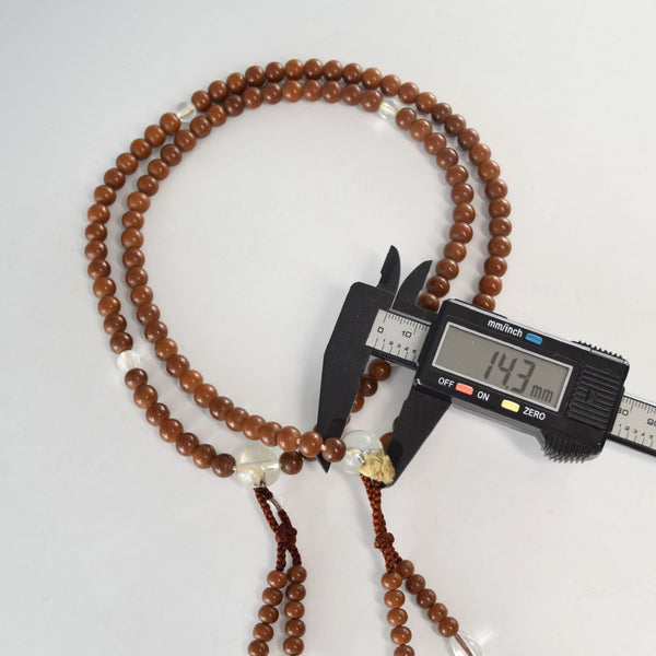 Shingon Sendan Wood Juzu Prayer beads Used good Second hand