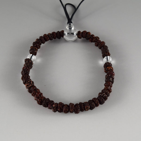 6mm Bodhi Seed Wood & Gemstone Bracelet 3 Types