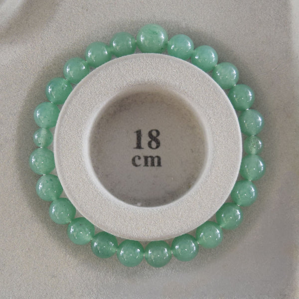 8mm Indian Jade Bracelet