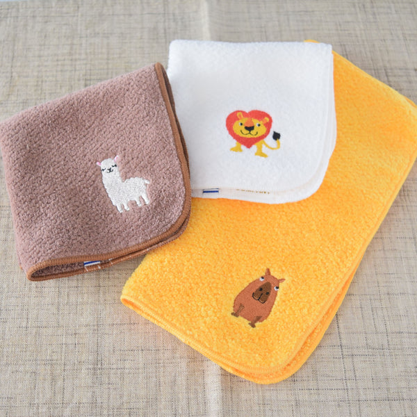 Cotton Imabari Hand Towel - Animal Parade 10 Patterns