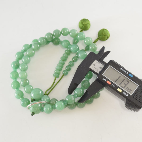 Jōdo Indian Jade Juzu Prayer beads