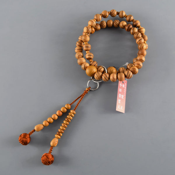 Jōdo Yakusugi Cedar Wood Juzu Prayer beads