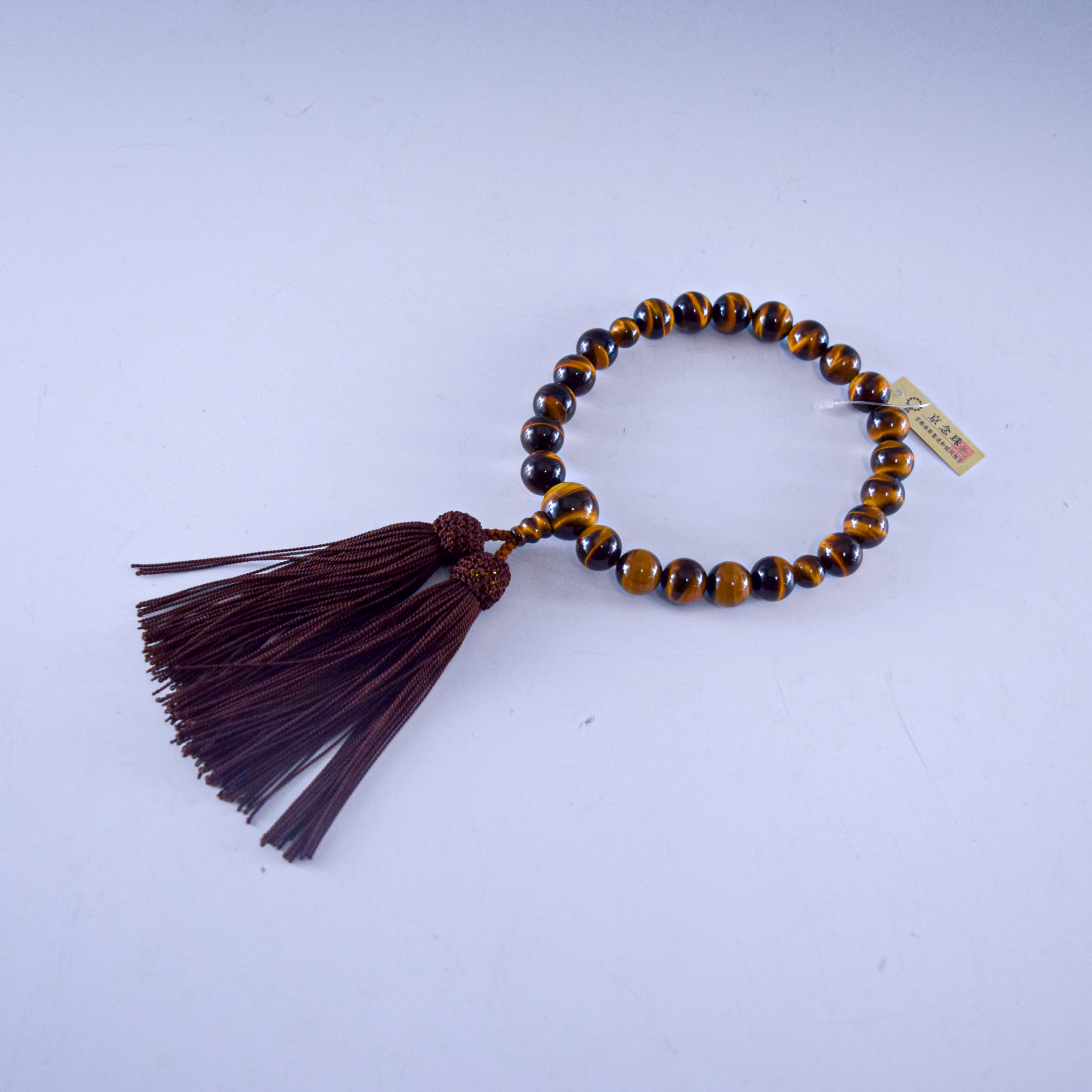 12mm Brown Tiger Eye Juzu Prayer beads