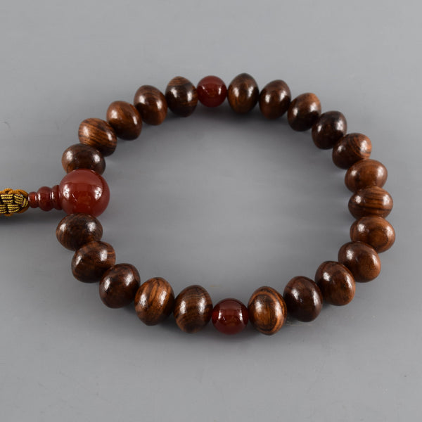 栴檀木 宝石 略式念珠 4种类 手持数珠