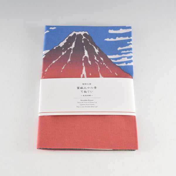 Cotton Tenugui Hand Towel - Ukiyo-e Katsushika Hokusai 3 Patterns - 京都あさひ屋－Kyoto Asahiya