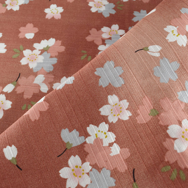 [Japan Exclusive] 105cm Cotton Furoshiki - Chiyo Uno Cherry Blossoms at Night 2 Colors