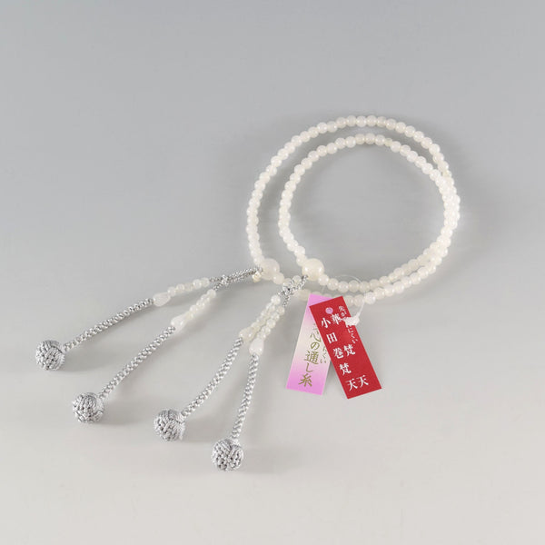 White Onyx Shingon Juzu Prayer Beads