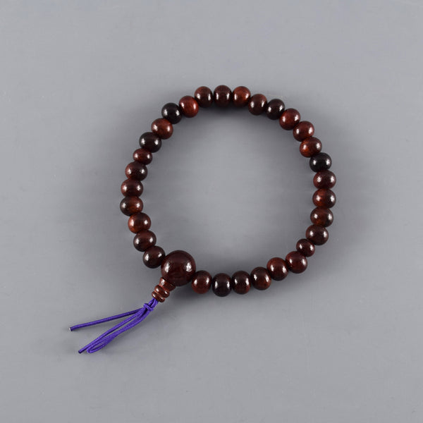 7mm Shitan Japanese Rosewood Bracelet 2 Types