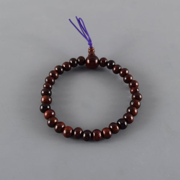 7mm Shitan Japanese Rosewood Bracelet 2 Types