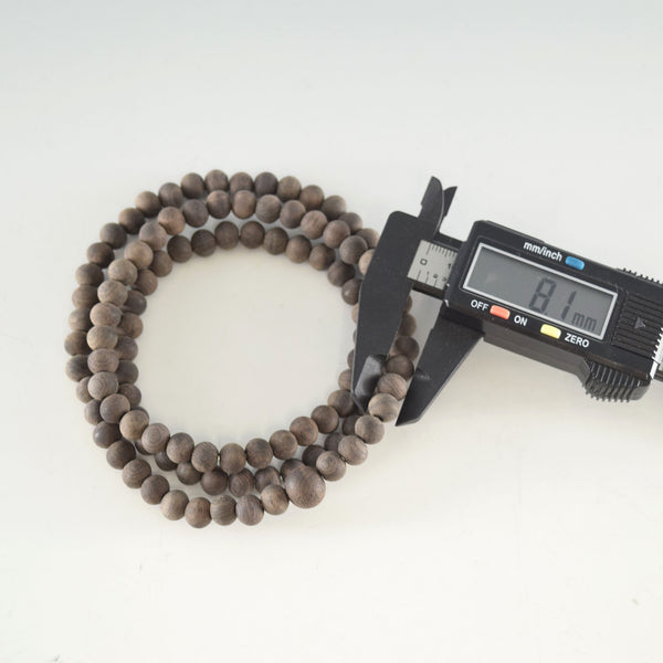 8mm Kokutan Ebony 108 beads Bracelet