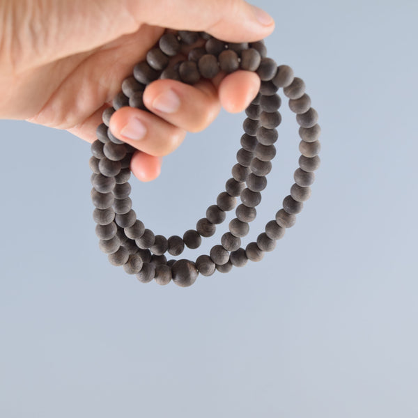 8mm Kokutan Ebony 108 beads Bracelet