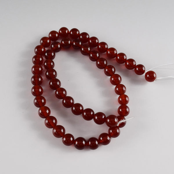 8mm Red Agate beads set (Only beads)