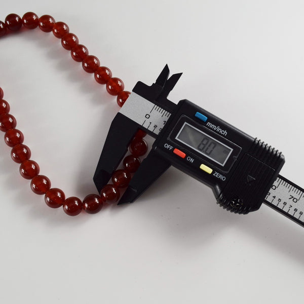 8mm Red Agate beads set (Only beads)
