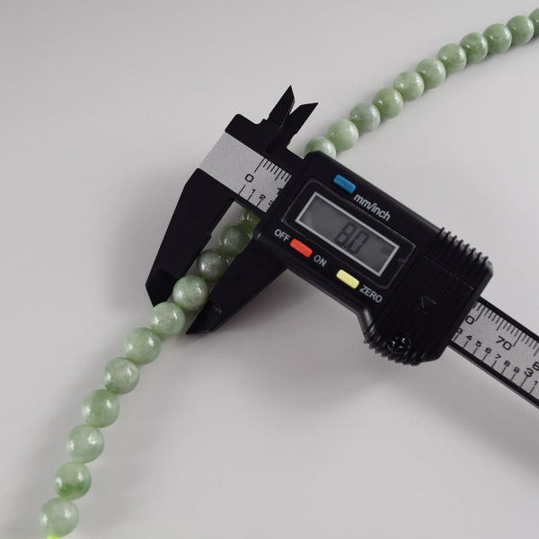 8mm Green jade beads set (Only beads)