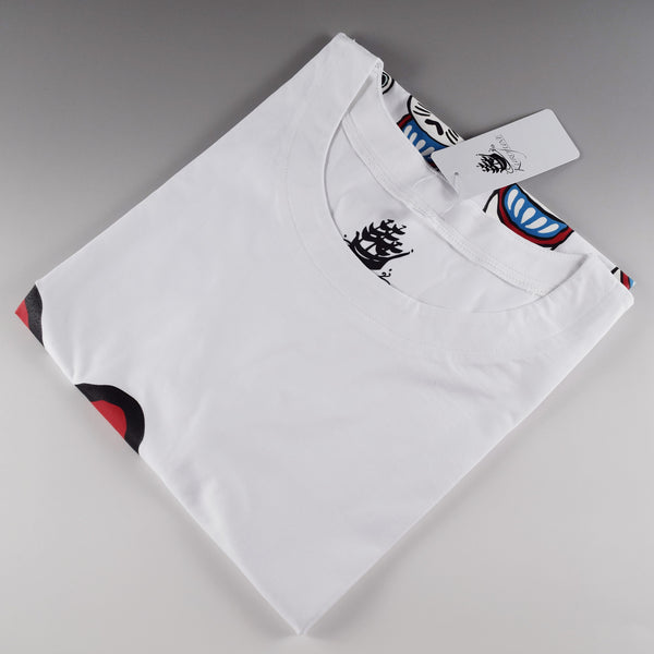  Kurofune　Tシャツ　張子犬　白　綿95％　ポリウレタン5%