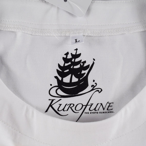 Kurofune　Tシャツ　張子犬　白　綿95％　ポリウレタン5%