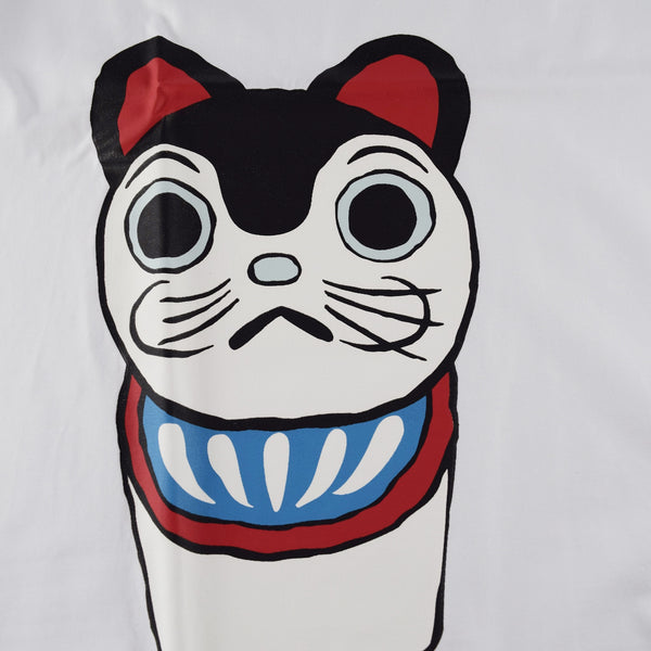  Kurofune　Tシャツ　張子犬　白　綿95％　ポリウレタン5%