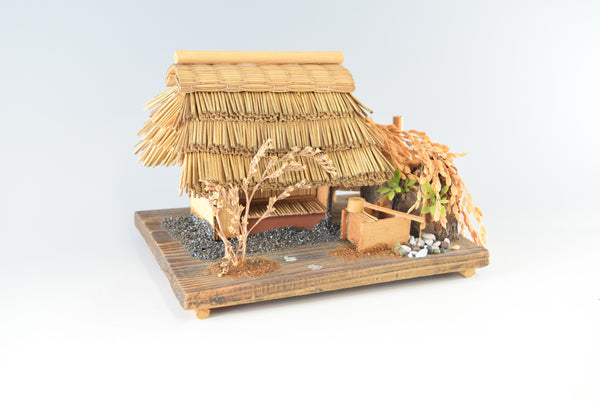 Japanese House With a Thatched Roof Tradition Ornament Charms Home decor