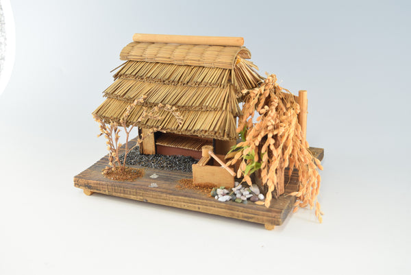 Japanese House With a Thatched Roof Tradition Ornament Charms Home decor