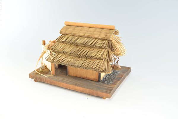 Japanese House With a Thatched Roof Tradition Ornament Charms Home decor