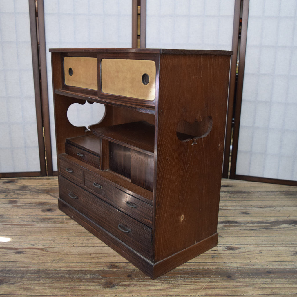 used dresser drawers for sale Dressers & Chest of in Westport, Connecticut Made from distressed black Japanese Traditional Kiri Wood Chest