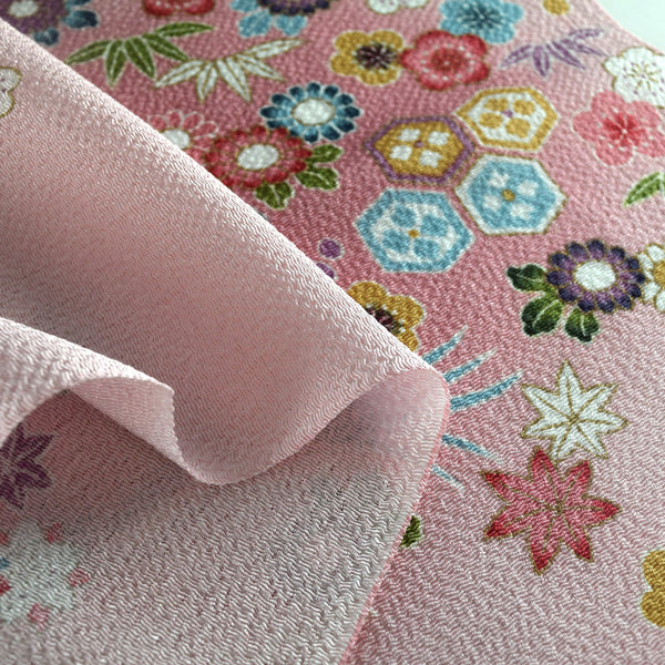 68cm Rayon Furoshiki - Birds & Flowers 2 Colors