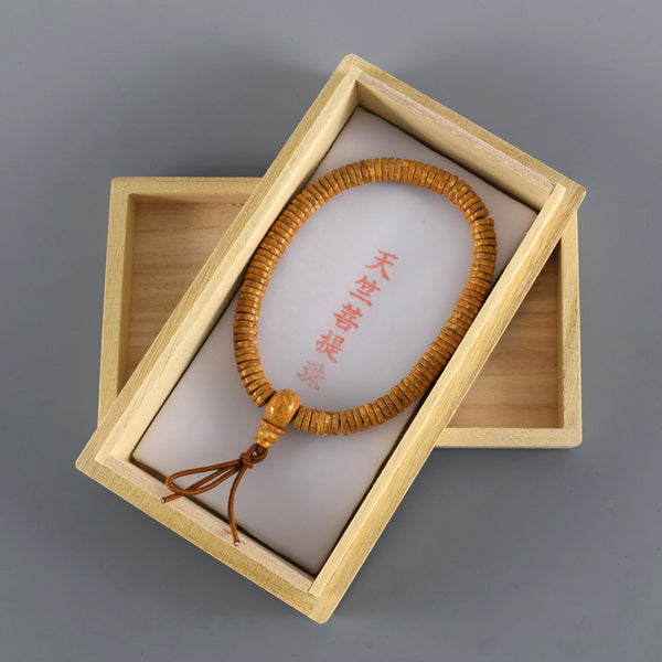 6mm 108 beads Bodhi tree Wood Bracelet