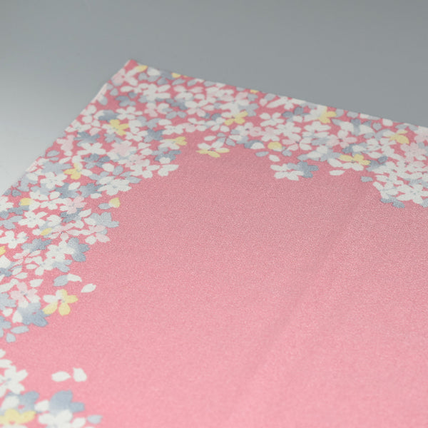 [Japan Exclusive] 50cm / 70cm Polyester Furoshiki - Chiyo Uno Spring in Full Bloom 2 Colors