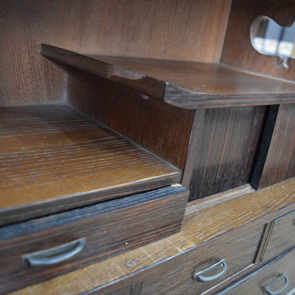 Japanese Traditional Kiri Paulownia Wood Chest of Drawers Furniture Used Second-hand